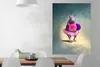 MuchoWow® Poster Nilpferd - Blumen - Ballerina - Pompons - Produktbild-Vorschau 2