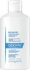 A white bottle of shampoo with blue and white labeling. Produktbild-Vorschau