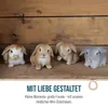 4 Osterhasen Figuren braun grau Ostern Deko - zum Produktbild-Vorschau 5