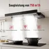 LEVIVO A+++ Flachschirmhaube 60cm Umluft & Abluft mit 750 Produktbild-Vorschau 2
