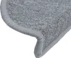 vidaXL 15 pezzi Tappetini per scale grigio chiaro 56 x 17 x Anteprima dell’immagine prodotto 8