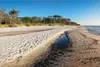 Wallario selbstklebendes Poster - Einsamer Strand am Meer - Produktbild-Vorschau 1