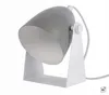 Tischlampe Metall E14 schwenkbar klein H: 20,5 cm Weiß Grau Produktbild-Vorschau 2