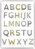 Alphabet Kinderposter ABC Lernposter Kinderzimmer Wandbild Produktbild-Vorschau 1