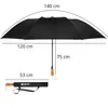 Grande Ombrello Automatico HEYO 120 cm Nero | Resistente e Anteprima dell’immagine prodotto 8