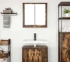 A bathroom vanity with a sink, faucet, and medicine cabinet. Podgląd zdjęcia produktu