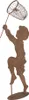 Clayre & Eef figura decorativa bambino 33x13x88 cm metallo Anteprima dell’immagine prodotto 4