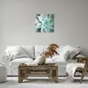 Bild auf Leinwand - Leinwandbild - Einteilig - Blau Blätter Produktbild-Vorschau 6