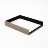 Briefablage Büro Leder Taubengrau cm 32 x 24.2 x H.5 - Produktbild-Vorschau 2
