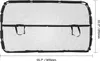 Protezione per cani VEVOR per auto, divisorio da 1415 mm da Anteprima dell’immagine prodotto 8