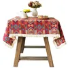 Boho Vintage Tischdecke mit Quaste, Bunte Rechteckige Produktbild-Vorschau 1