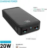 Zen2 20 fisso con display LCD e PD 20W 20.000mAh nero Anteprima dell’immagine prodotto 8