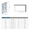 AICA 80x200cm 8mm NANO Glas Walk In Schwarz Duschwand mit Produktbild-Vorschau 5