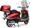 Motorroller 125 ccm Burnout EasyCruiser Dunkelrot Metallic Produktbild-Vorschau 7