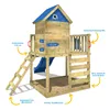 Maisonnette en bois Wickey Smart Life avec toboggan et bac Voir les images du produit 2