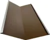 Kehlblech Kehle 1 m lang Alu Braun RAL 8014 Zuschnitt 50 cm Produktbild-Vorschau 1