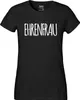 Huuraa Damen T-Shirt Ehrenfrau Jugendwort M Black Bio Produktbild-Vorschau 2