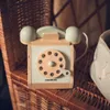 Retro-Holztelefon für Kinder mit drehbarer Wählscheibe Produktbild-Vorschau 11