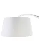BELIANI Stojací lampa bílá kovová 234 cm látkové stínítko Náhled obrázku produktu 5