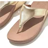 FITFLOP Lulu Lederen Teenslipper - Microwobbleboard-zool Productafbeelding-voorbeeld 12