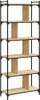 vidaXL Libreria 6 ripiani rovere Sonoma 76x32x192 cm Anteprima dell’immagine prodotto 10
