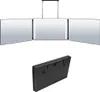 A tri-fold cosmetic mirror with LED lights and a separate black base. Produktbild-Vorschau