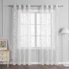 Joyswahl Gardinen 145x140cm Ösen Vorhang Voile Ausbrenner Produktbild-Vorschau 1