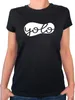 Huuraa Damen T-Shirt YOLO you only live once L Black Bio Produktbild-Vorschau 1