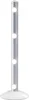 A silver LED light bar with four circular lights on a white base, isolated on a white background. Podgląd zdjęcia produktu