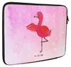 Mr. & Mrs. Panda Laptop Tasche Flamingo Yoga 20 x 28 cm - Produktbild-Vorschau 3