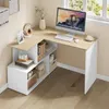 WOLTU Schreibtisch Eckschreibtisch Arbeitstisch PC Laptop Produktbild-Vorschau 2
