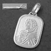 Anhänger 21x15mm Maria mit Jesuskind Silber 925 silber Produktbild-Vorschau 3