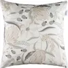A close-up studio shot of a decorative pillow cover with a floral pattern. Produktbild-Vorschau