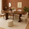 MENZZO Table ovale extensible L110-260cm Icarios avec pieds Voir les images du produit 2
