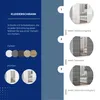 Schwebetürenschrank TOMY, 2-türig Schrank, Weiß, 235 cm Produktbild-Vorschau 4
