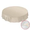 Tischdecke Wachstuch Einfarbig Beige Robust Wasserabweisend Produktbild-Vorschau 2