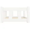 vidaXL Legowisko dla psa białe 65,5x50,5x28 cm lite drewno Podgląd zdjęcia produktu 5