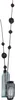 Decorative sticks with balls in a vase next to a lantern. Produktbild-Vorschau