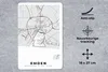 MuchoWow® Mauspad Mousepad Stadtplan - Emden - Karte - Produktbild-Vorschau 2