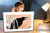 MuchoWow® Laptop Aufkleber Sticker Cover Vintage - Krähe - Produktbild-Vorschau 3
