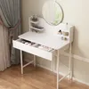 Kozmetický Toaletný Stolík Biely Do Spálne So Zrkadlom A Náhľad obrázku produktu 6