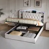 UnboxG Polsterbett 160x200 cm Beige mit LED & Stauraum, Produktbild-Vorschau 11