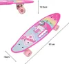 Mini skateboard avec lumières pour débutants enfants Voir les images du produit 3