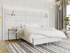 Panneau mural capitonné 70x40 PAG – éco-cuir blanc Voir les images du produit 3