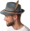 Grauer Trachtenhut mit Deutschlandfarben - grau Produktbild-Vorschau 2