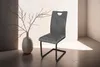 byLIVING Esszimmerstuhl 2er Set BANFF / Webstoff anthrazit Produktbild-Vorschau 2