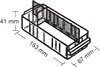 raaco Etikettensatz 48 Stück B64xH10mm für Schubladentyp C Produktbild-Vorschau 3