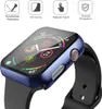 A close-up of a blue protective case on an Apple Watch. Produktbild-Vorschau