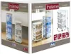 The image shows the packaging of a 3-drawer storage unit with wheels. Náhled obrázku produktu