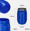 Garronda 180L Plastikfass Lebensmittelfass aus HDPE-Plastik Produktbild-Vorschau 3